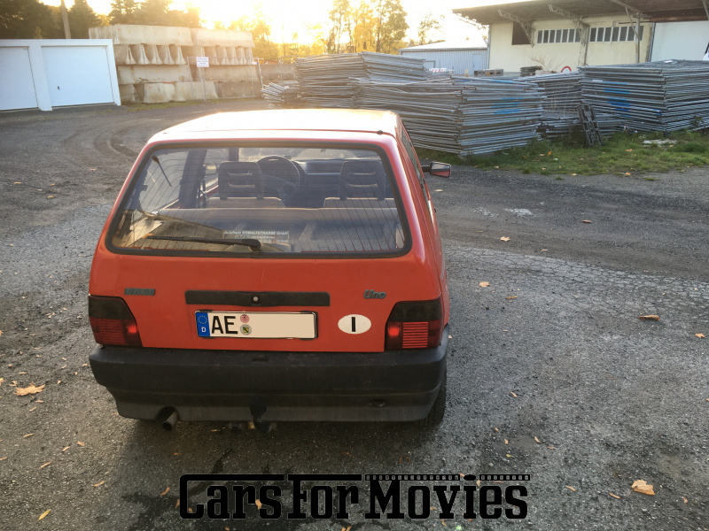 CarsForMovies | Fiat UNO  1987 Italien Rot Braun Zivilfahrzeug Kleinwagen Sachsen 7652 Anhängerkupplung ahk